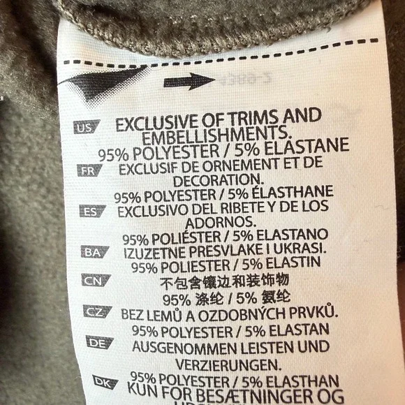 5.11 Tactical Olive Green Crew Neck Pullover Sweatshirt Size M TLBLIN-4197-4 - Picture 6 of 9